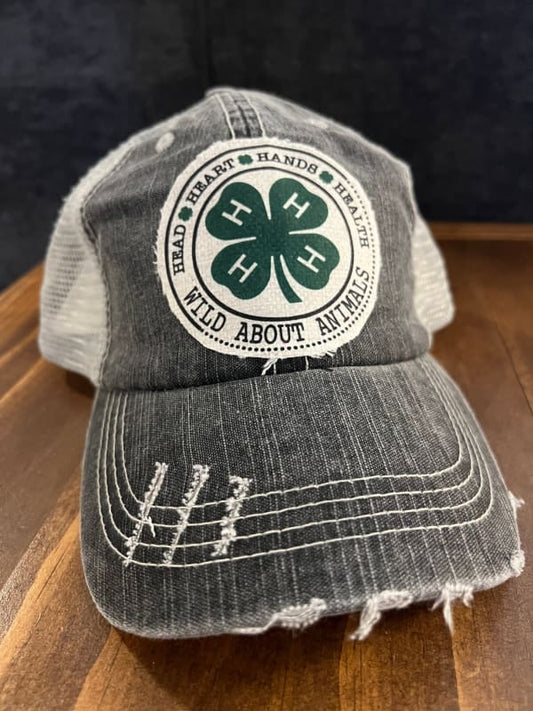 4H Circle patch hat
