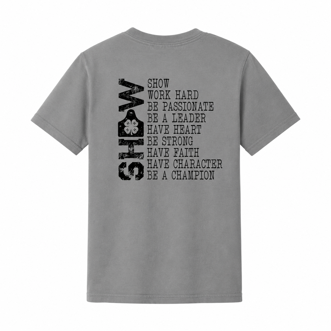 Comfort Colors® Embroidered 4-H Clover Tee | Show Your 4-H Pride