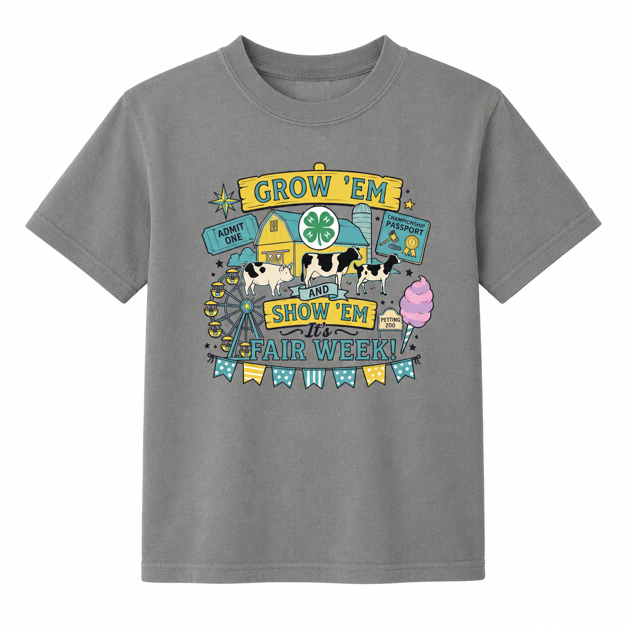 Comfort Colors® Fair Week Tee | Grow 'Em & Show 'Em 4-H Shirt