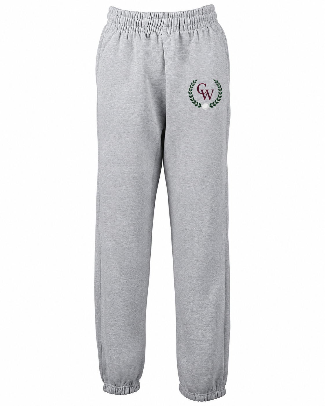 Canal Winchester Golf Embroidered Fleece Joggers – CW Crest Sweatpants | Youth & Adult Sizes