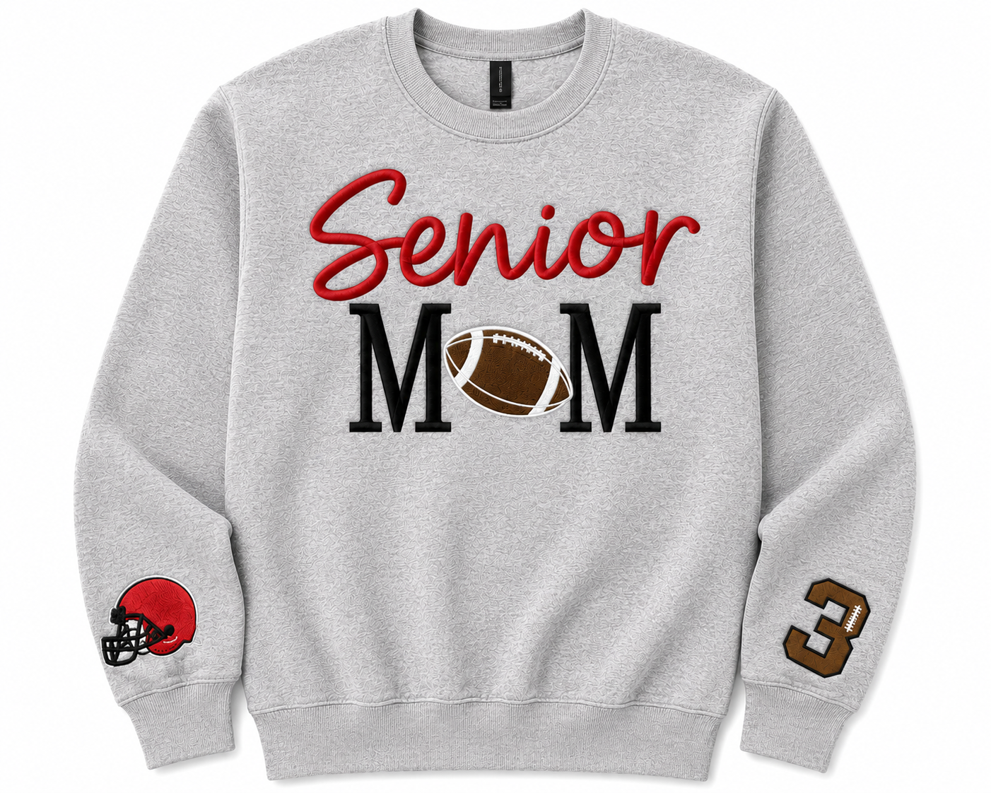 Canal Winchester Indians Football Senior Mom Embroidered Sweatshirt – Custom Football Mom Crewneck