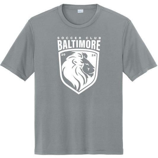 Baltimore Soccer Club Grey Competitor Tee – Lightweight