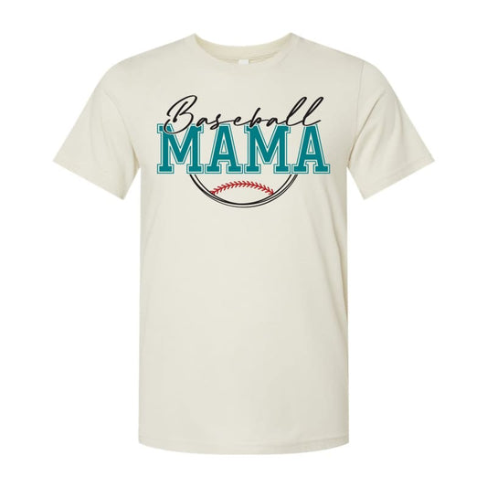 Baseball Mama Custom Tee – Sharks Collection - Small