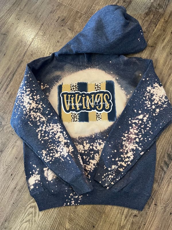 Bleached Teays Valley Vikings Hoodie