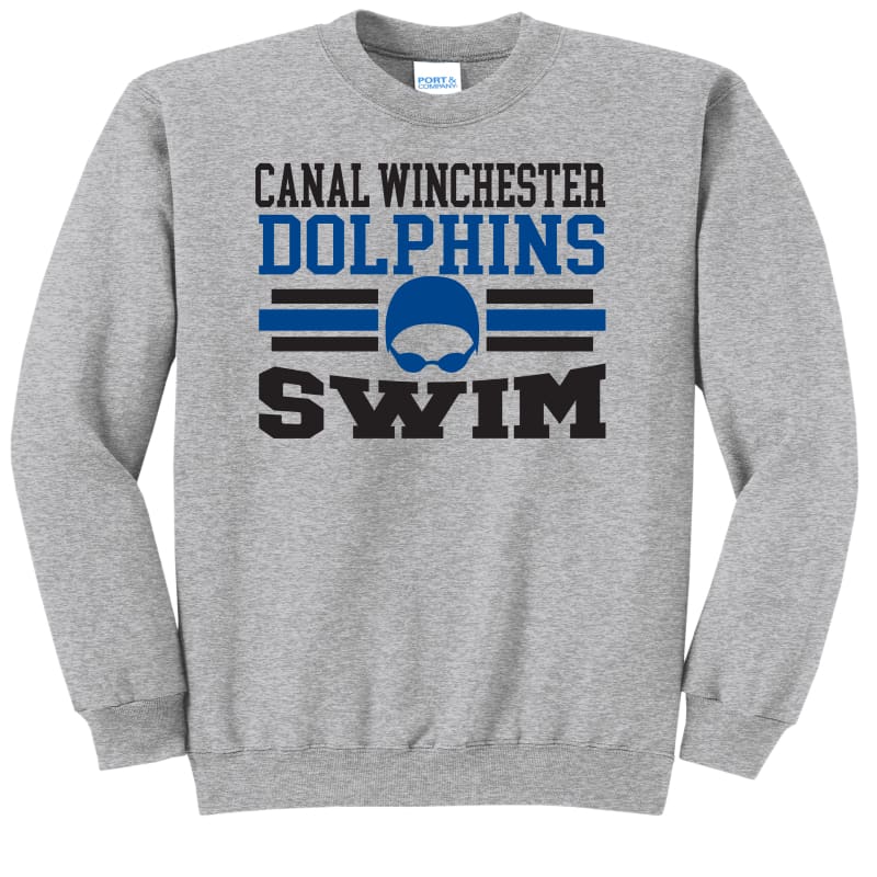 πββοΈ Canal Winchester Dolphins SWIM Sweatshirt | Classic