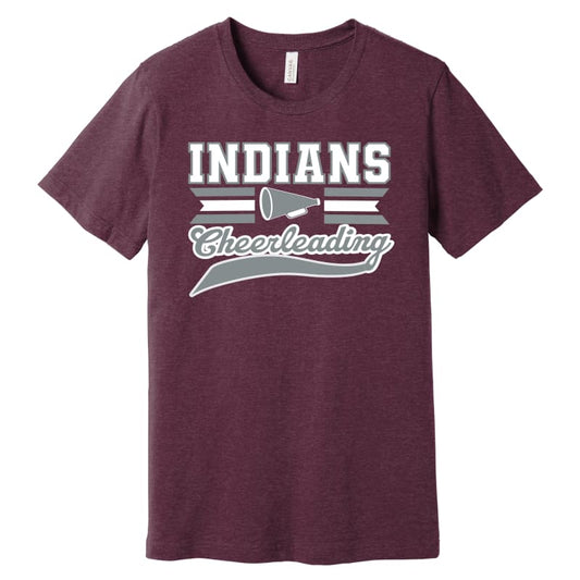 📣 Canal Winchester Indians Cheer “Megaphone Script” Tee