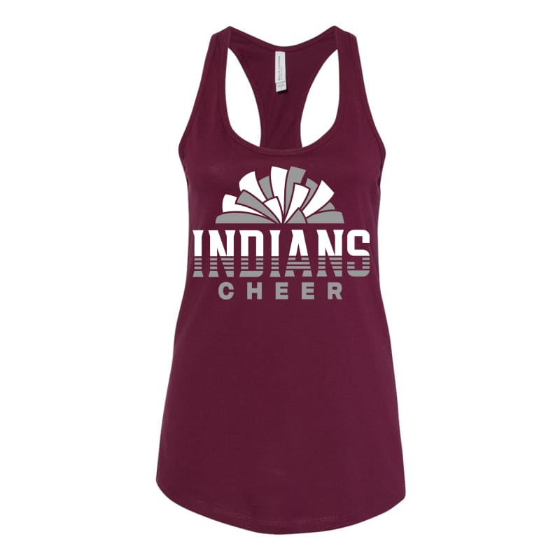Canal Winchester Indians Cheer Tank – Dynamic Pom Burst