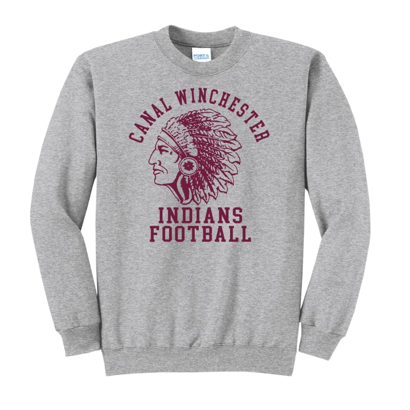Canal Winchester Indians Football Crewneck Sweatshirt –