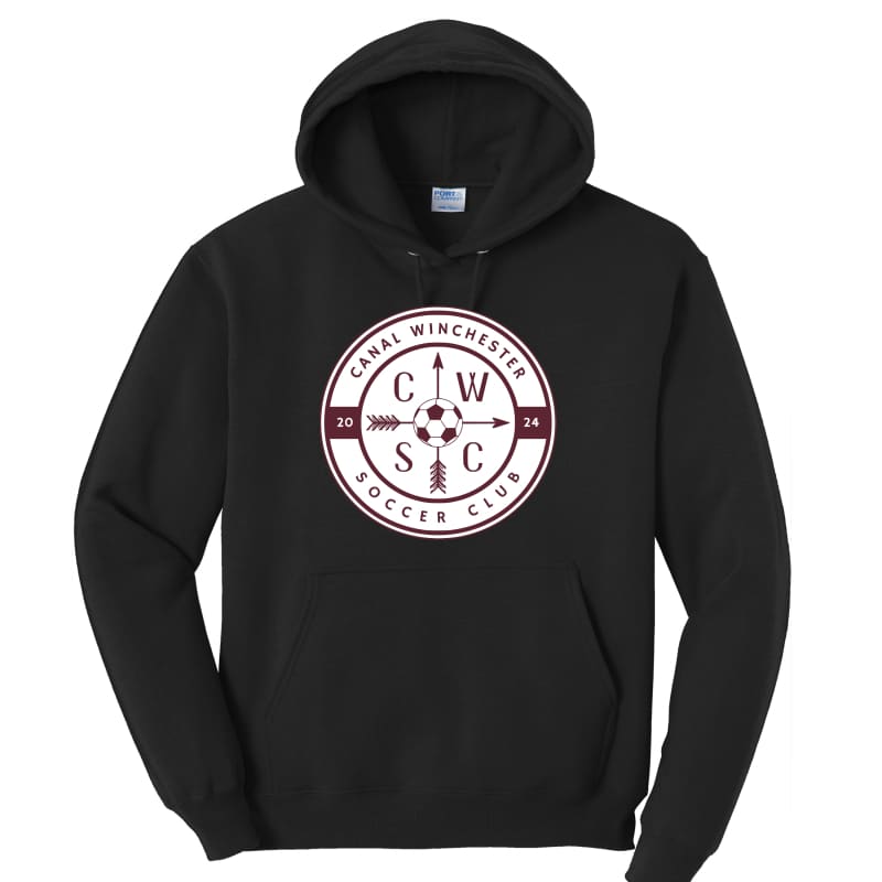Canal Winchester Soccer Club Hooded Sweatshirt - Black