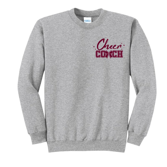 Cheer Coach Sweatshirt – Bold Spirit Comfy Style - Clothing