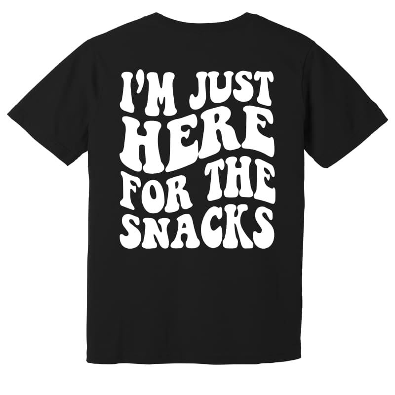 š¤ Cheer Sister āHere for the Snacksā Tee ā Pickerington