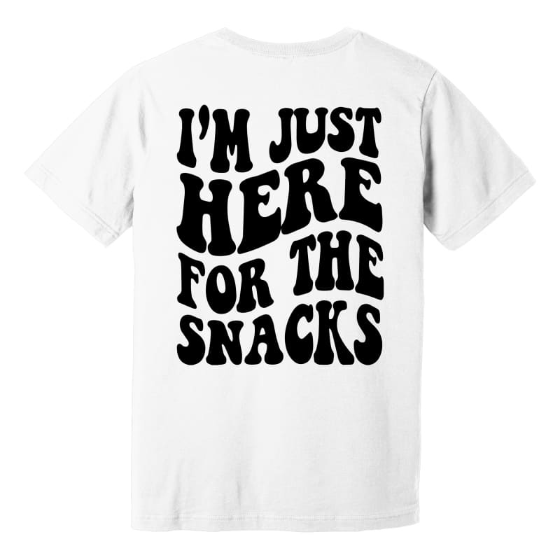š¤ Cheer Sister āHere for the Snacksā Tee ā Pickerington