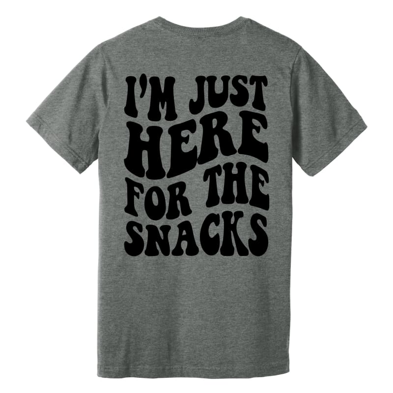 š¤ Cheer Sister āHere for the Snacksā Tee ā Pickerington