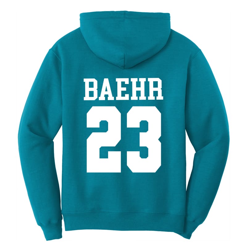 Columbus Sharks Baseball Hoodie – Customizable Name &