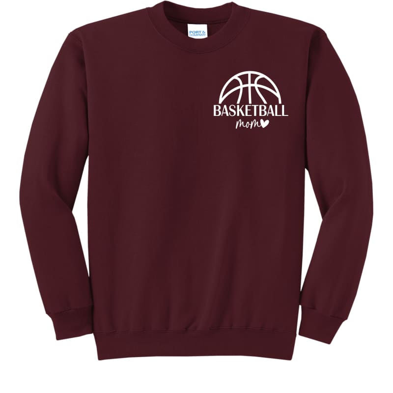 Chic Loco Designs Custom Basketball Mom Sweatshirt