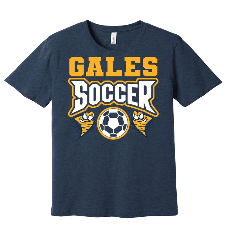 ⚽ Custom Gales Soccer Gusto Tee – Lancaster OH Team Spirit