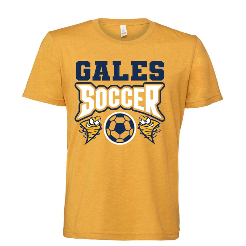 ⚽ Custom Gales Soccer Gusto Tee – Lancaster OH Team Spirit