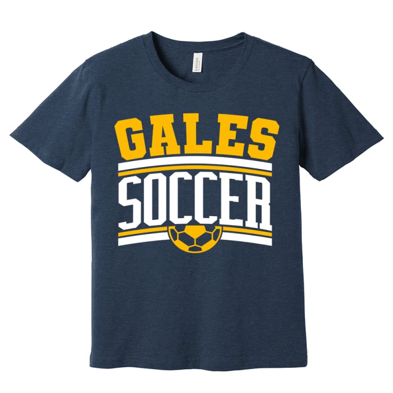 Custom Gales Soccer Tee – Lancaster Ohio | Soft BELLA