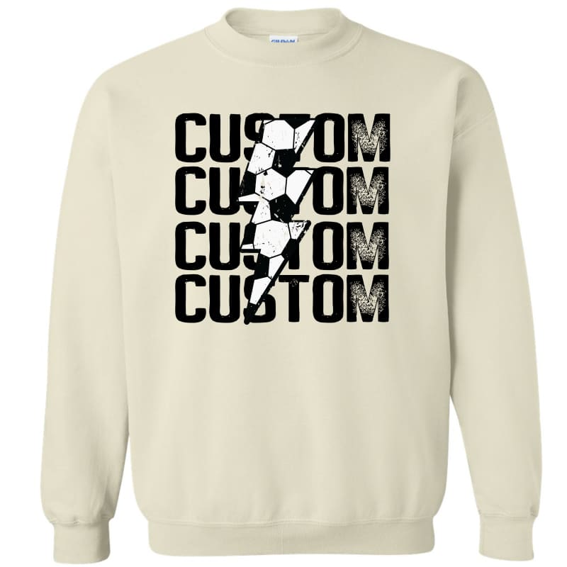 Custom Soccer Sweatshirt – Local Pride Edition - Sand