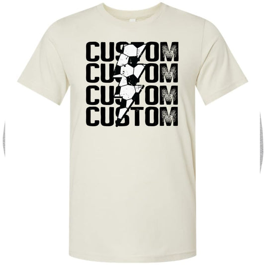 ⚡Custom Soccer Team Family Tee – Personalized Player Names