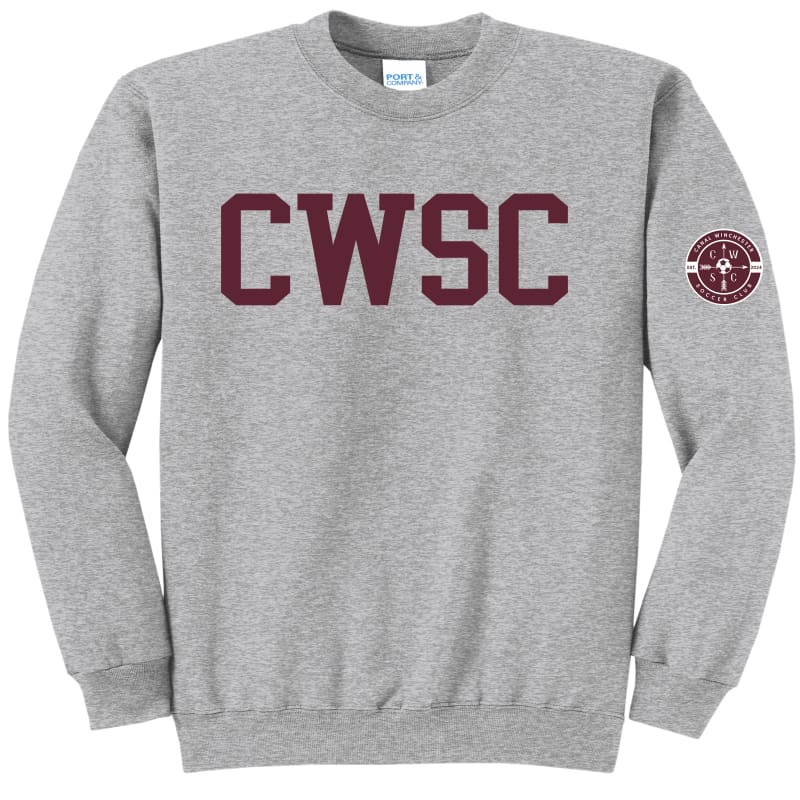 ⚽ CWSC Sweatshirt – Team Spirit Sweatshirt - Gray / Small