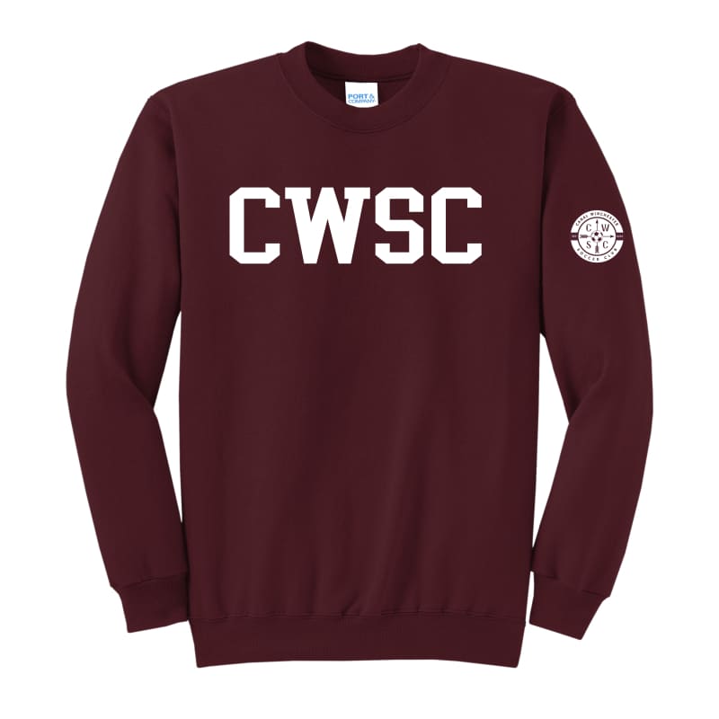 ⚽ CWSC Sweatshirt – Team Spirit Sweatshirt - Maroon / Small