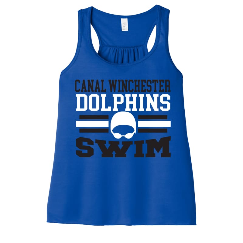 🐬 Dolphins Swim Team Women’s Racerback Tank | Canal