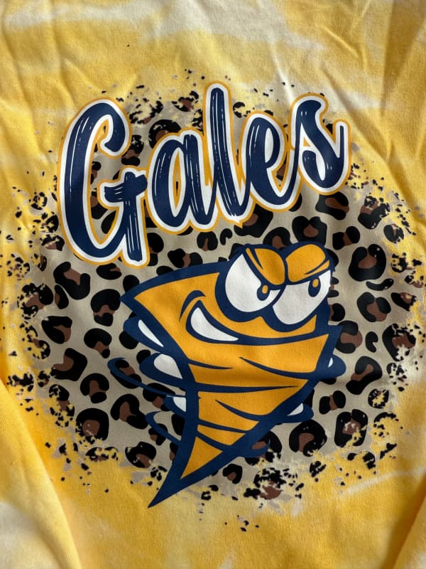 GALES Leopard Gusto Tie‑Dye Long Sleeve – Ready to Ship