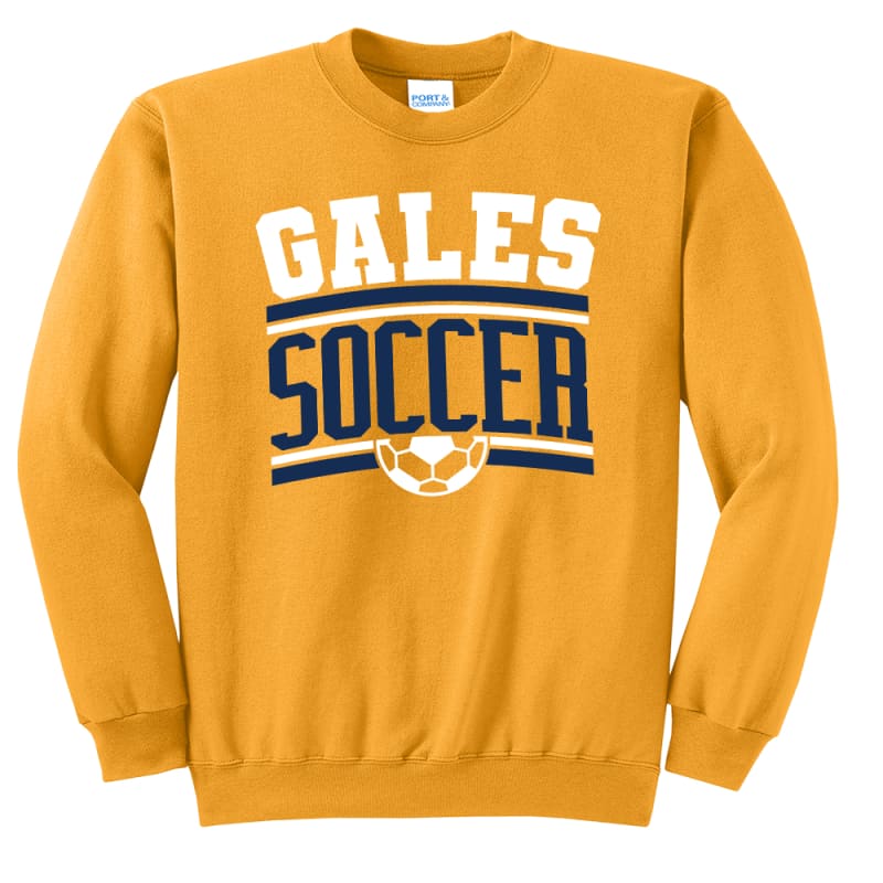 🔥 Gales Soccer Fanwear – Classic Logo Hoodie or Crewneck