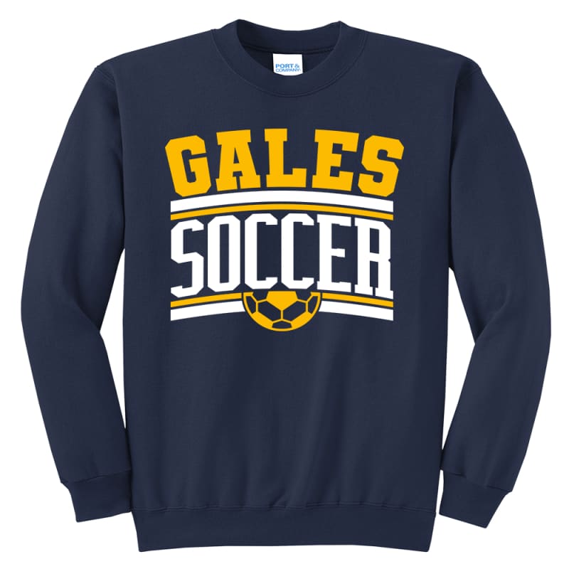 🔥 Gales Soccer Fanwear – Classic Logo Hoodie or Crewneck