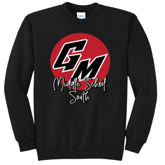 GMMS South “Red Circle” Crewneck Sweatshirt & Hoodie