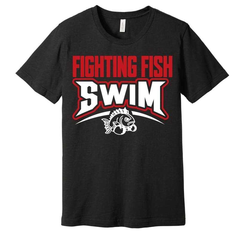 π₯ Groveport Fighting Fish Black Tee | Swim Team Power Shirt