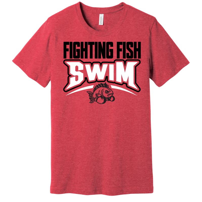 π₯ Groveport Fighting Fish Black Tee | Swim Team Power Shirt