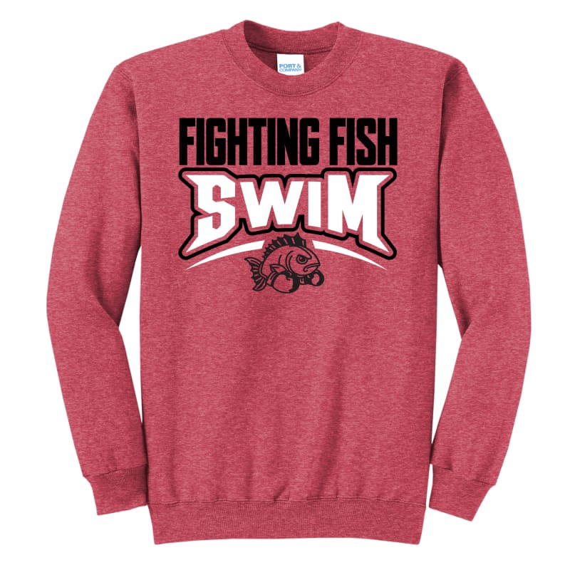 π₯ Groveport Fighting Fish Swim Team Sweatshirt β Crewneck &