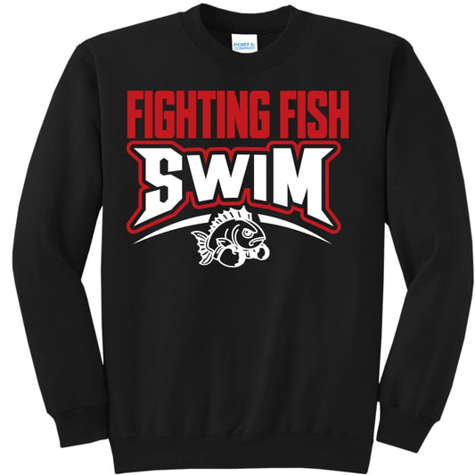 🔥 Groveport Fighting Fish Swim Team Sweatshirt – Crewneck &