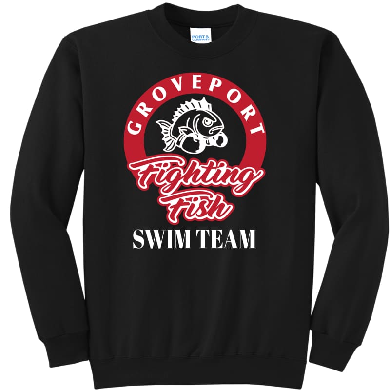 π₯ Groveport Fighting Fish Swim Team Sweatshirt β Crewneck &