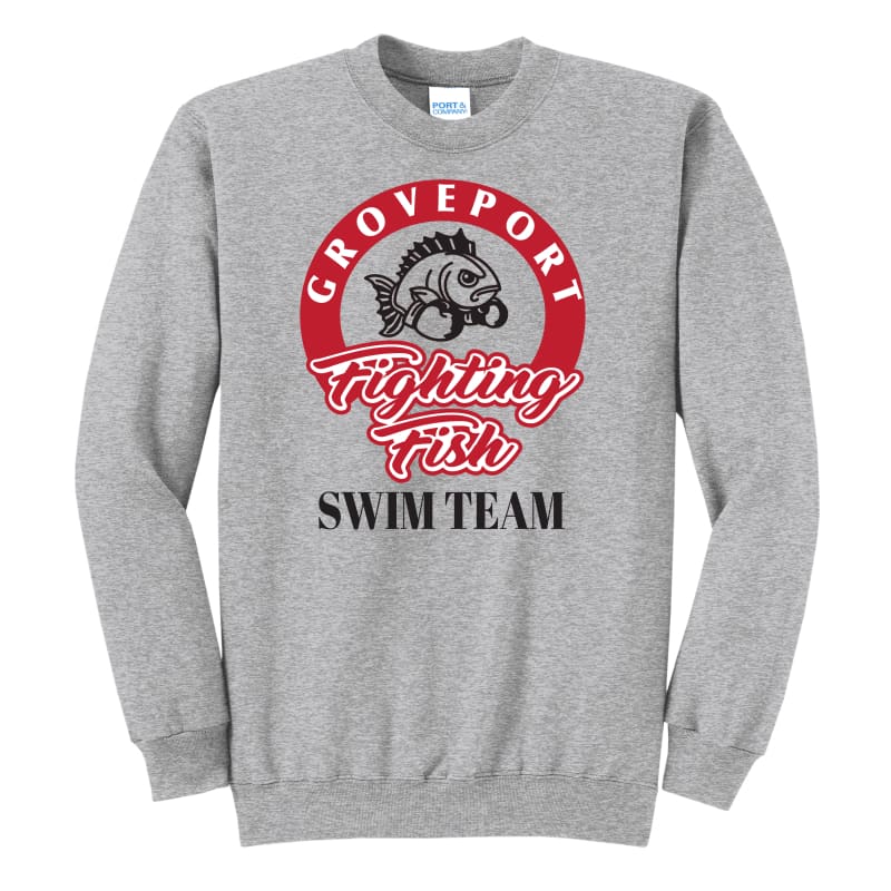 π₯ Groveport Fighting Fish Swim Team Sweatshirt β Crewneck &