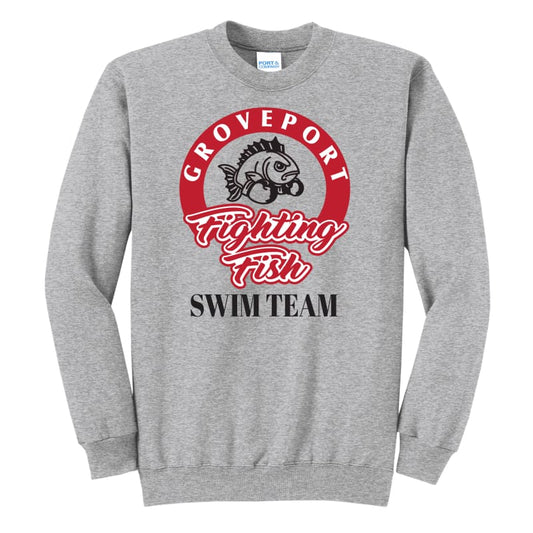 🔥 Groveport Fighting Fish Swim Team Sweatshirt – Crewneck &