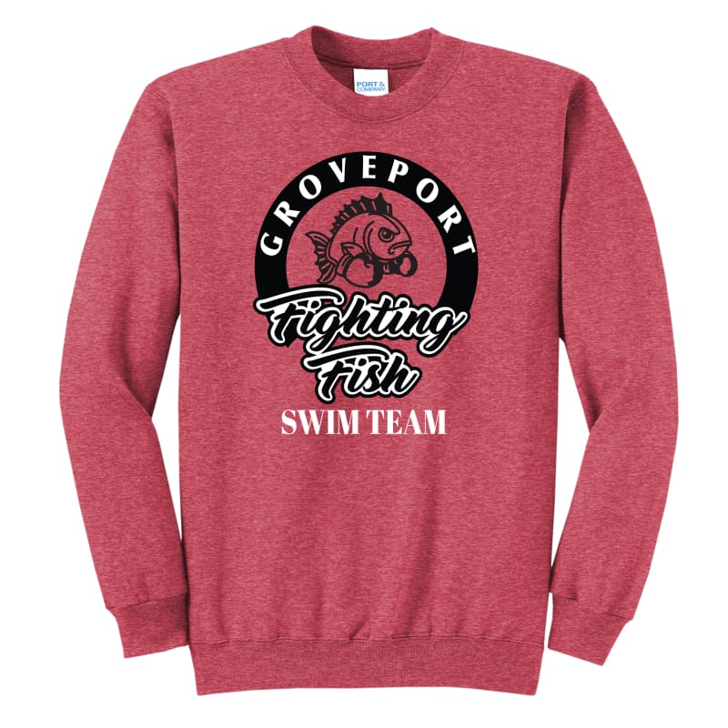 π₯ Groveport Fighting Fish Swim Team Sweatshirt β Crewneck &