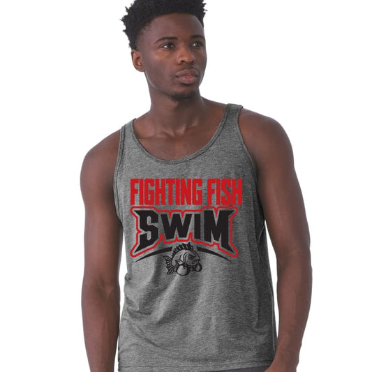 💪 Groveport Fighting Fish SWIM Team Unisex Athletic Tank