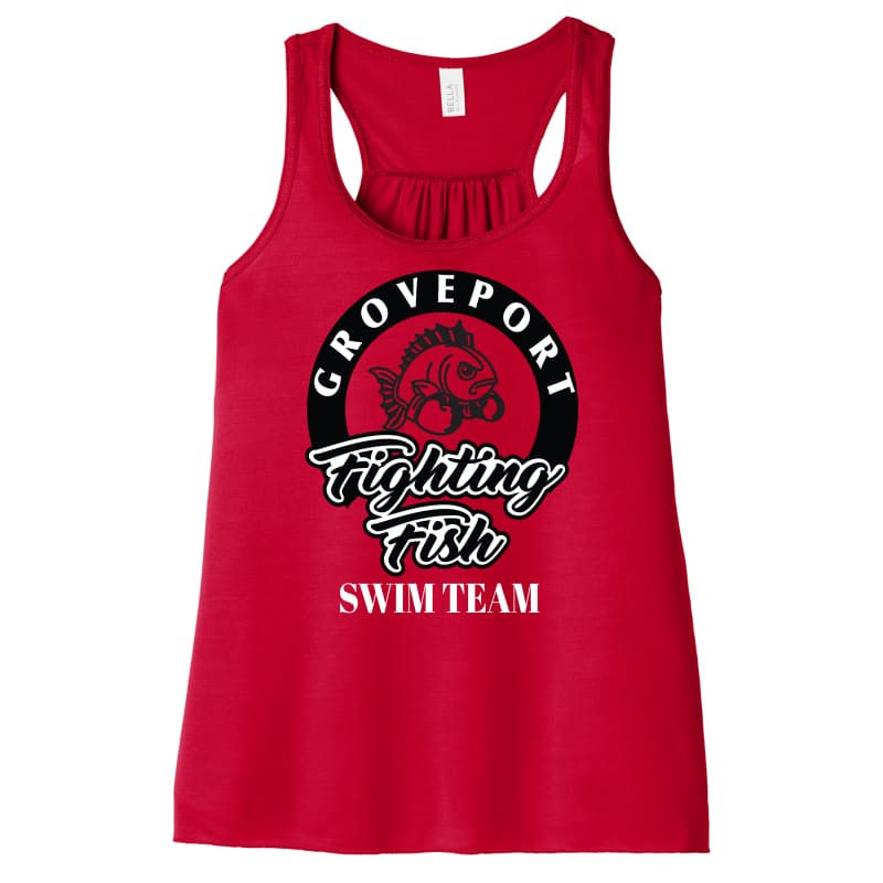 💪 Groveport Fighting Fish SWIM Team Women’s Racerback Tank