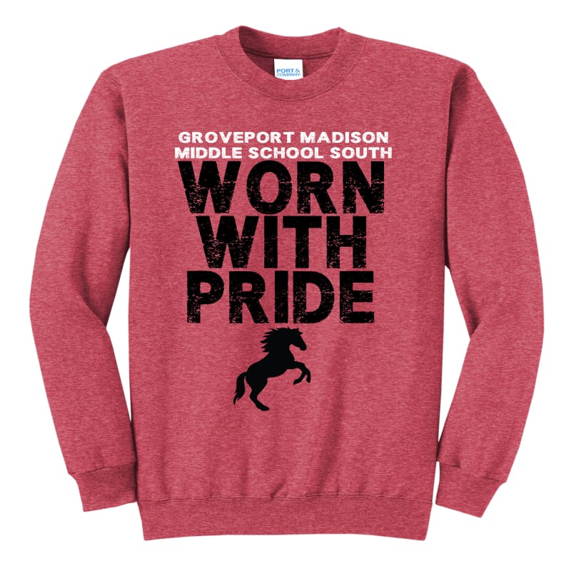Groveport GMMS South “Worn With Pride” Sweatshirt & Hoodie