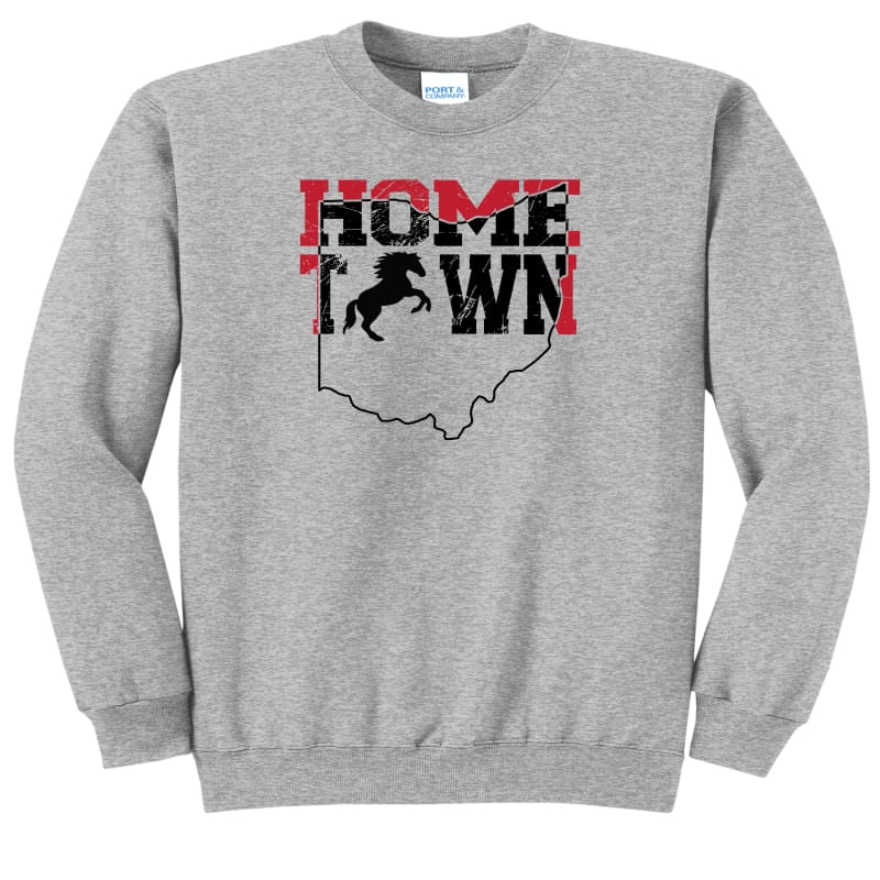 Groveport “Home Town” Sweatshirt & Hoodie - Grey / Small