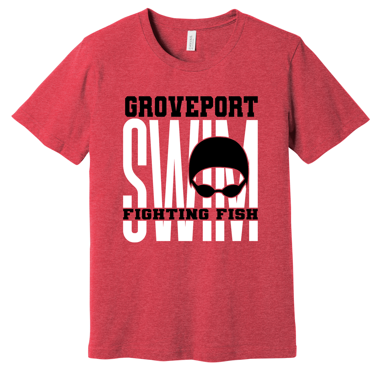 Groveport Fighting Fish Swim Team Graphic T-Shirt – Ohio Swim Team Spirit Apparel