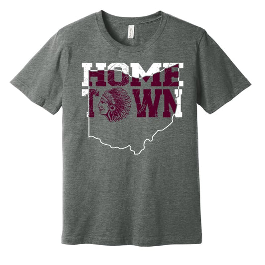 Home Town Indians Tee - Clothing