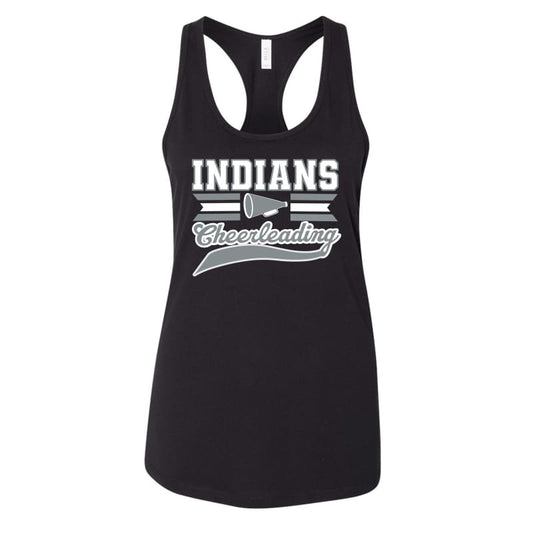 Indians Cheerleading Megaphone Racerback Tank – Sleek