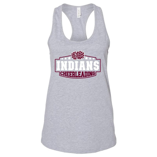 Indians Cheerleading Racerback Tank – Super‑Soft Spirit