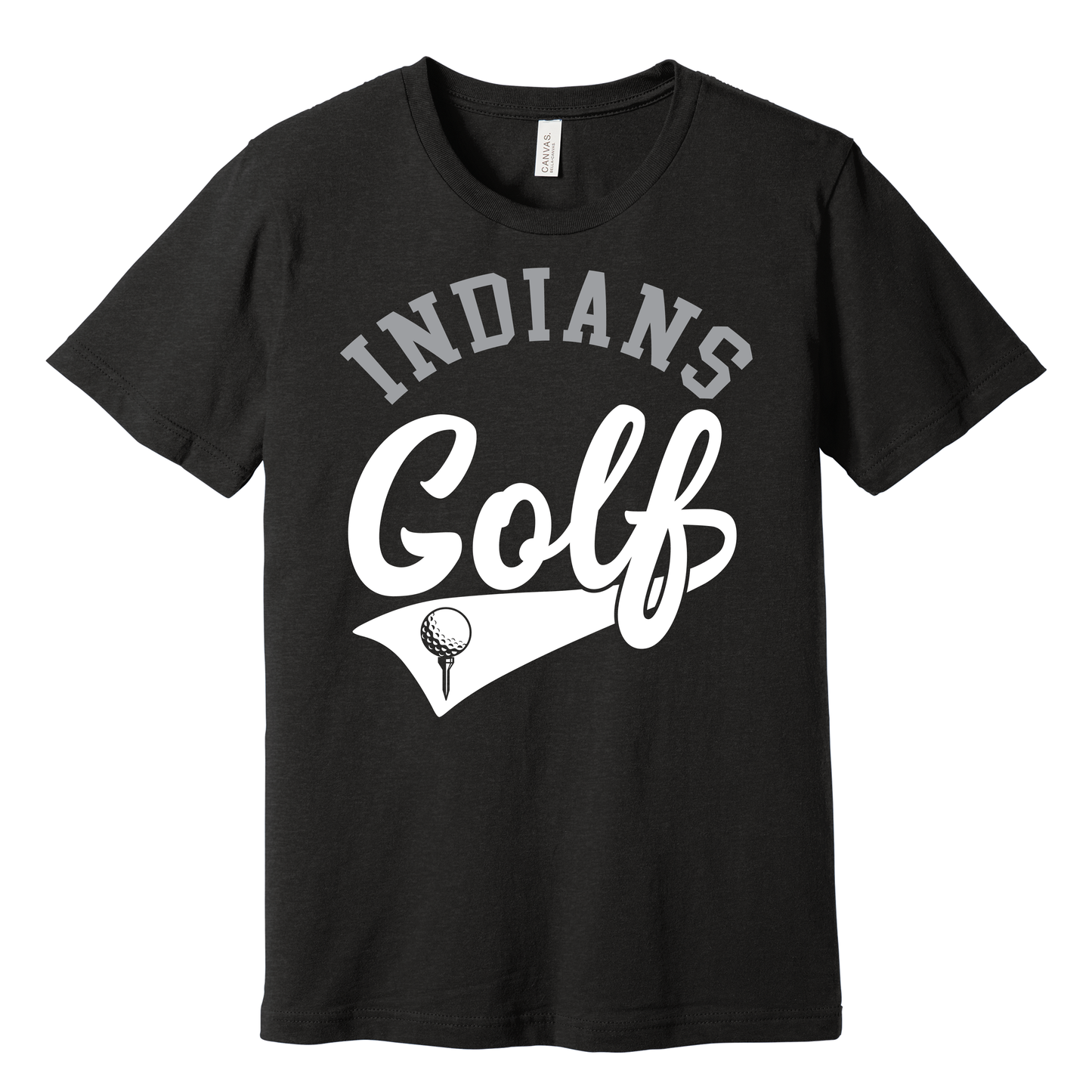 Indians Golf Graphic T-Shirt – Classic Golf Fan Tee | Available in Grey, Black & Maroon