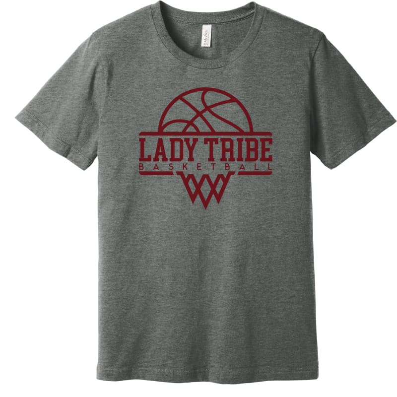 Lady Tribe Tee - Small / Short / Gray - Clothing
