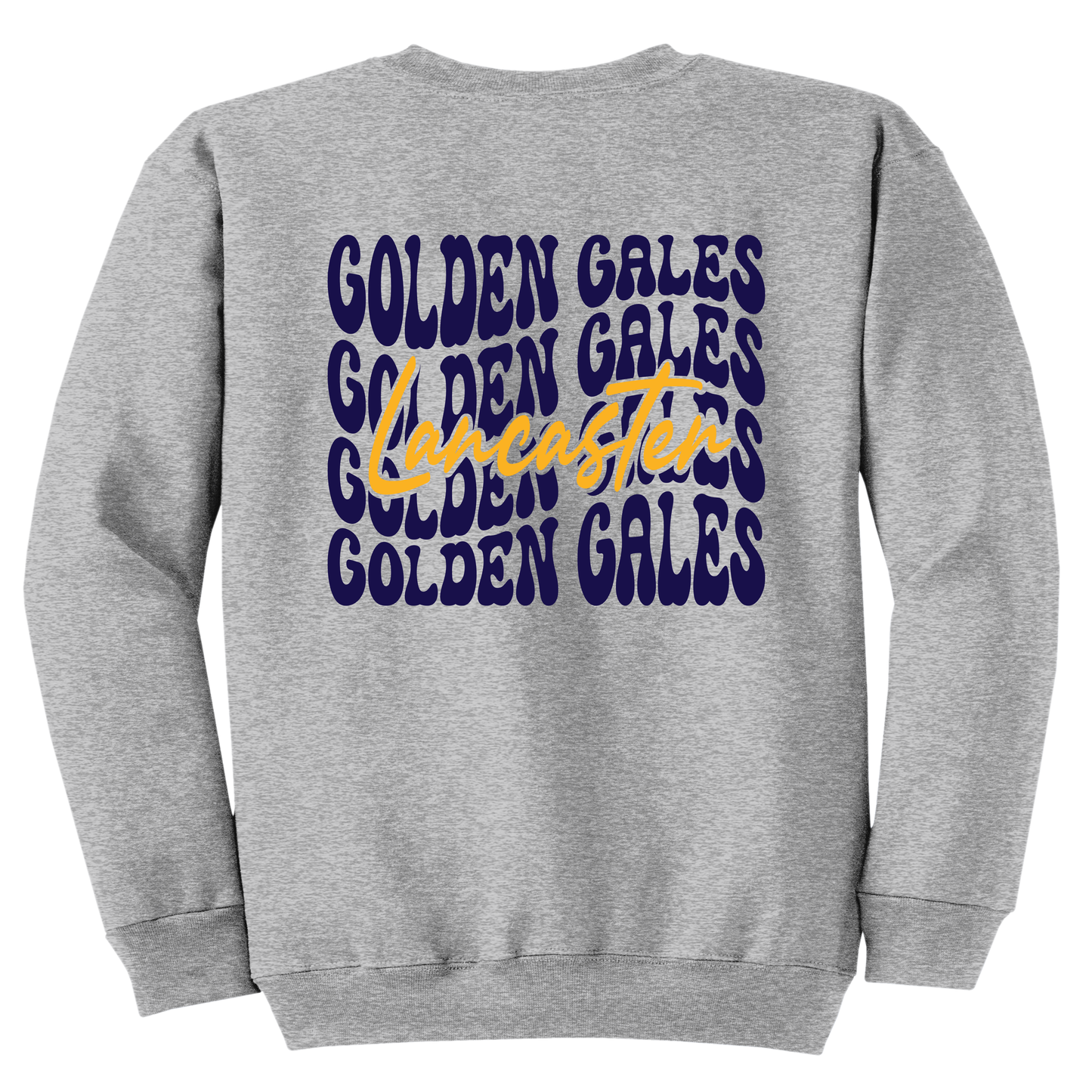 Retro Lancaster Golden Gales Sweatshirt – Youth S to Adult 3XL | Grey